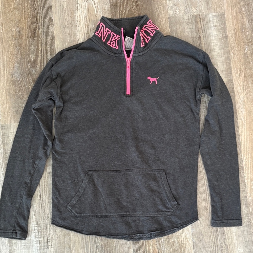 Pink Quarter Zip Up